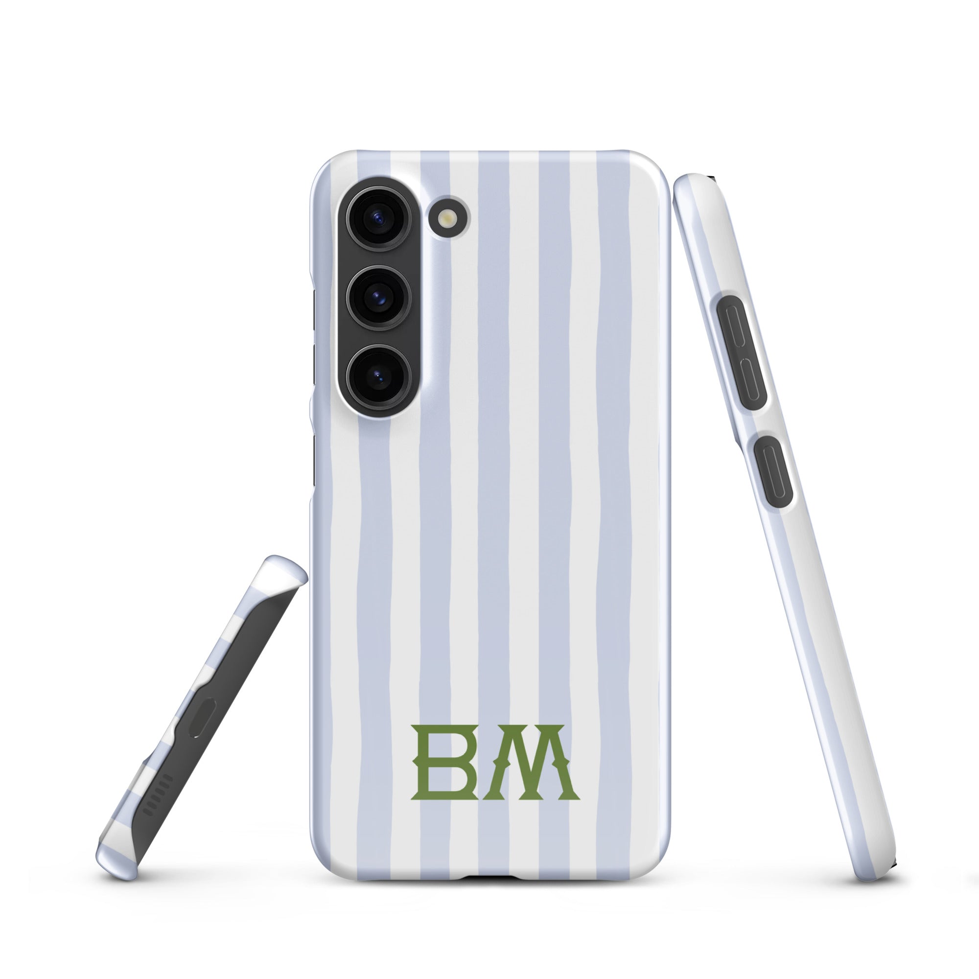 Samsung® CaseSeaside Stripes Monogrammed Snap case for Samsung®Britt Mills Design