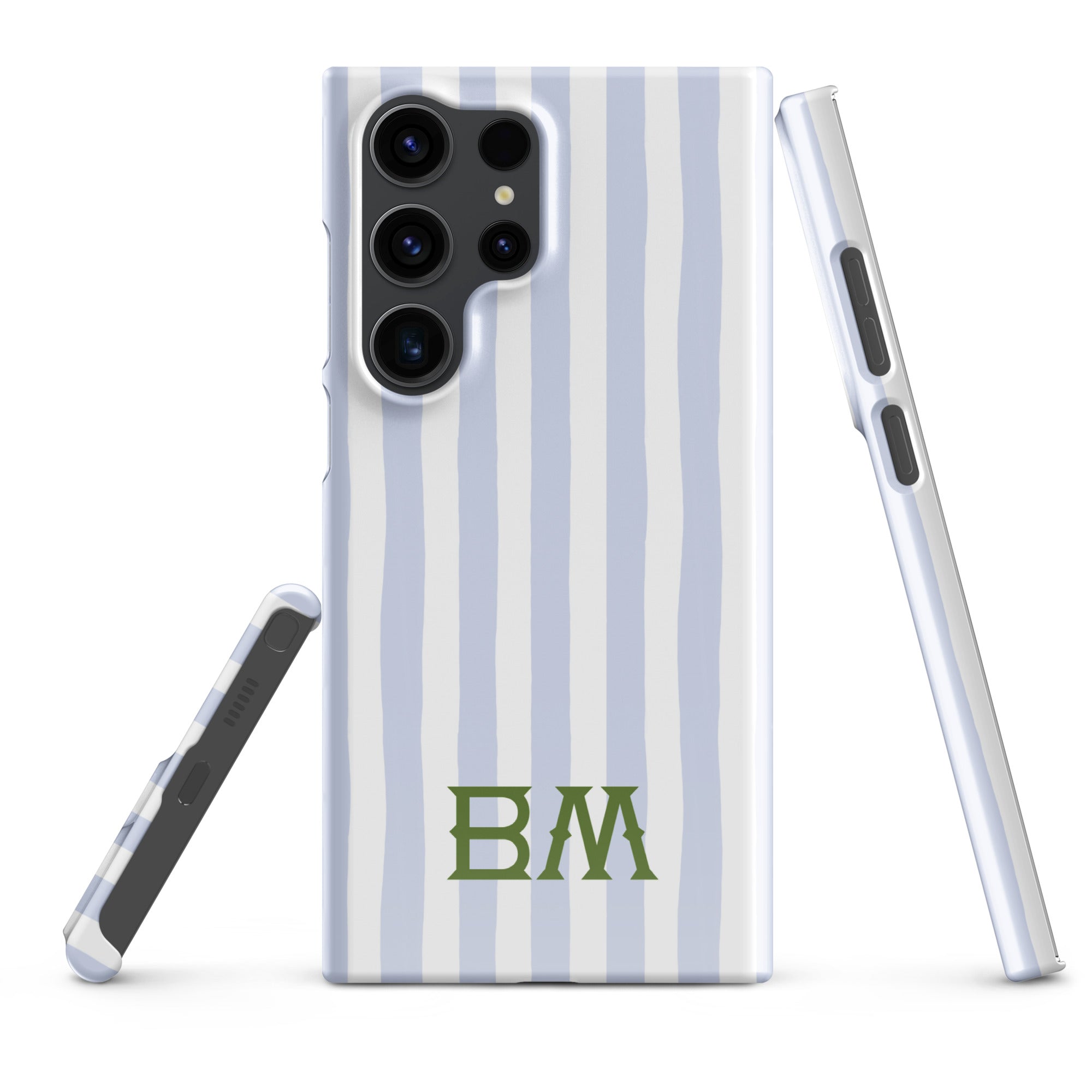 Samsung® CaseSeaside Stripes Monogrammed Snap case for Samsung®Britt Mills Design