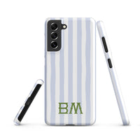 Samsung® CaseSeaside Stripes Monogrammed Snap case for Samsung®Britt Mills Design