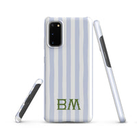 Samsung® CaseSeaside Stripes Monogrammed Snap case for Samsung®Britt Mills Design