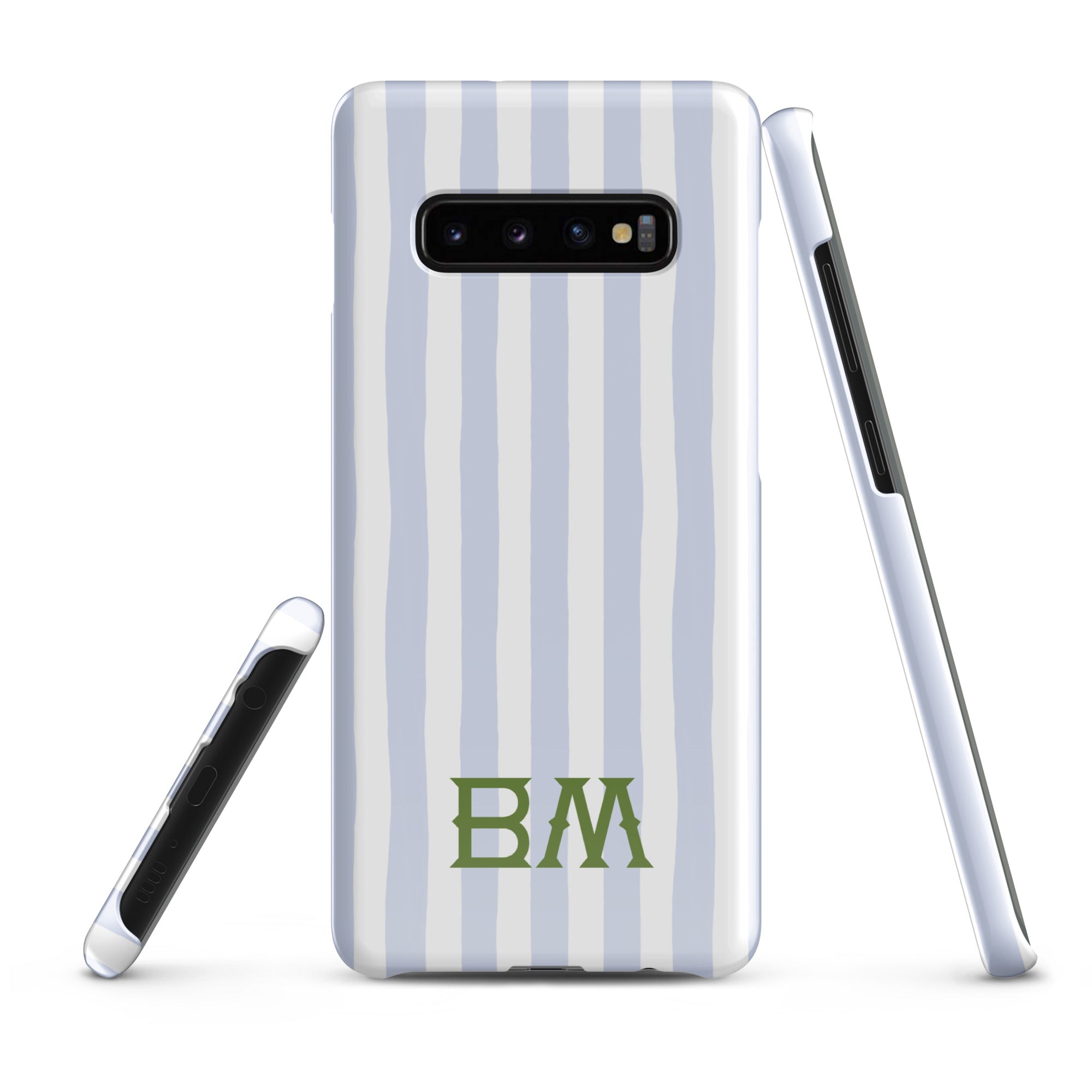 Samsung® CaseSeaside Stripes Monogrammed Snap case for Samsung®Britt Mills Design
