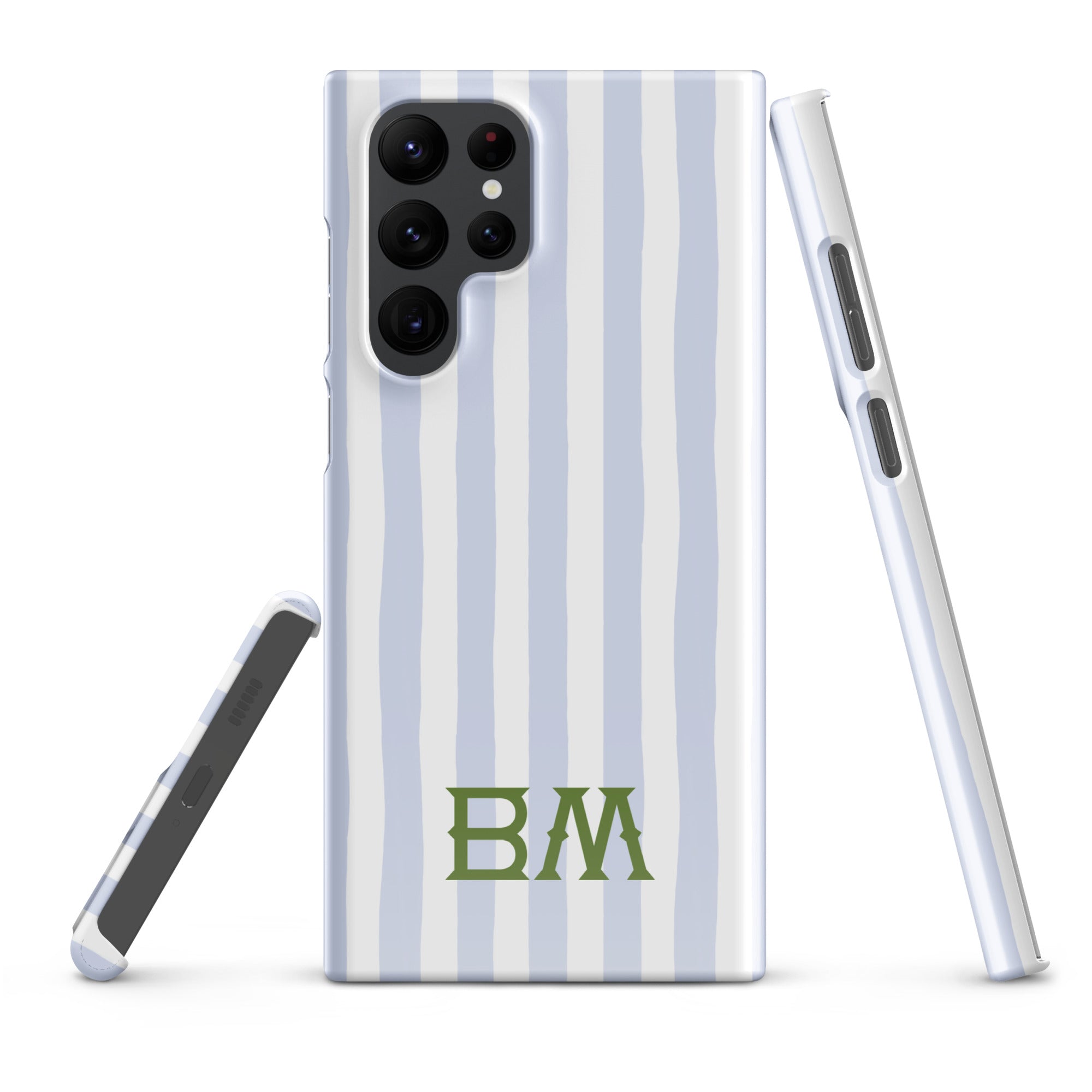 Samsung® CaseSeaside Stripes Monogrammed Snap case for Samsung®Britt Mills Design