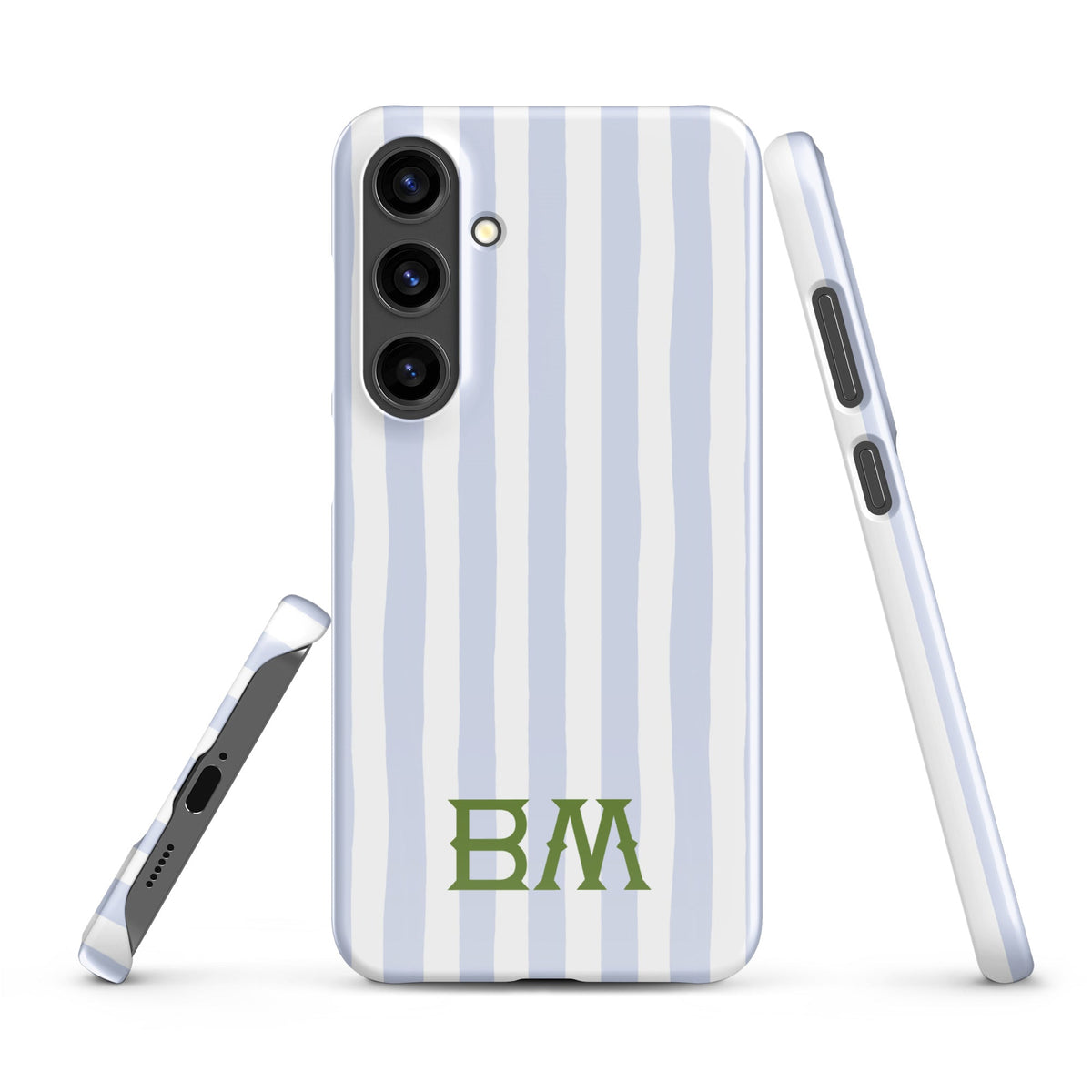 Samsung® CaseSeaside Stripes Monogrammed Snap case for Samsung®Britt Mills Design