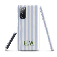 Samsung® CaseSeaside Stripes Monogrammed Snap case for Samsung®Britt Mills Design