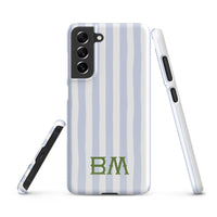 Samsung® CaseSeaside Stripes Monogrammed Snap case for Samsung®Britt Mills Design