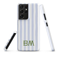 Samsung® CaseSeaside Stripes Monogrammed Snap case for Samsung®Britt Mills Design