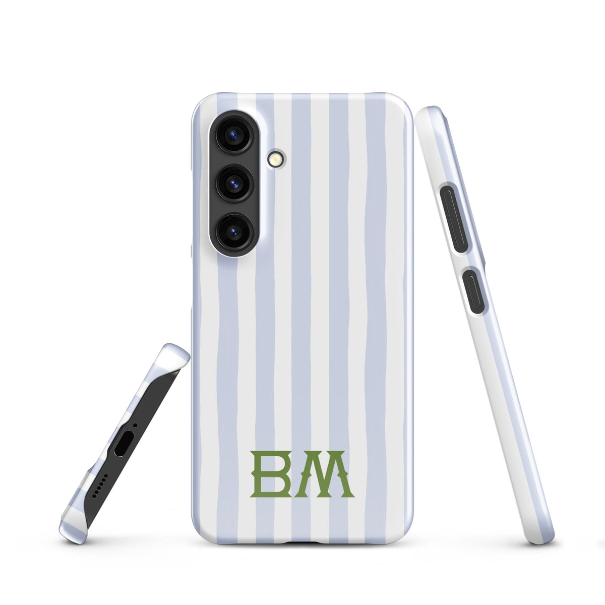 Samsung® CaseSeaside Stripes Monogrammed Snap case for Samsung®Britt Mills Design