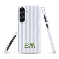 Samsung® CaseSeaside Stripes Monogrammed Snap case for Samsung®Britt Mills Design
