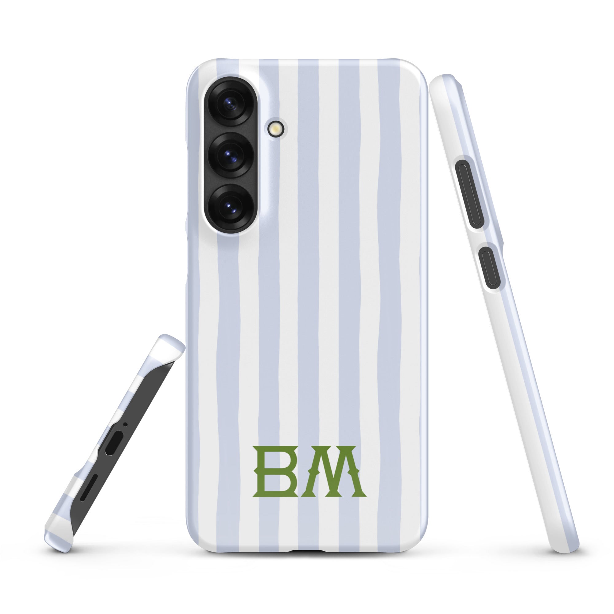 Samsung® CaseSeaside Stripes Monogrammed Snap case for Samsung®Britt Mills Design