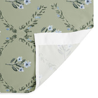 Zera Bloom Monogrammed Shower curtain