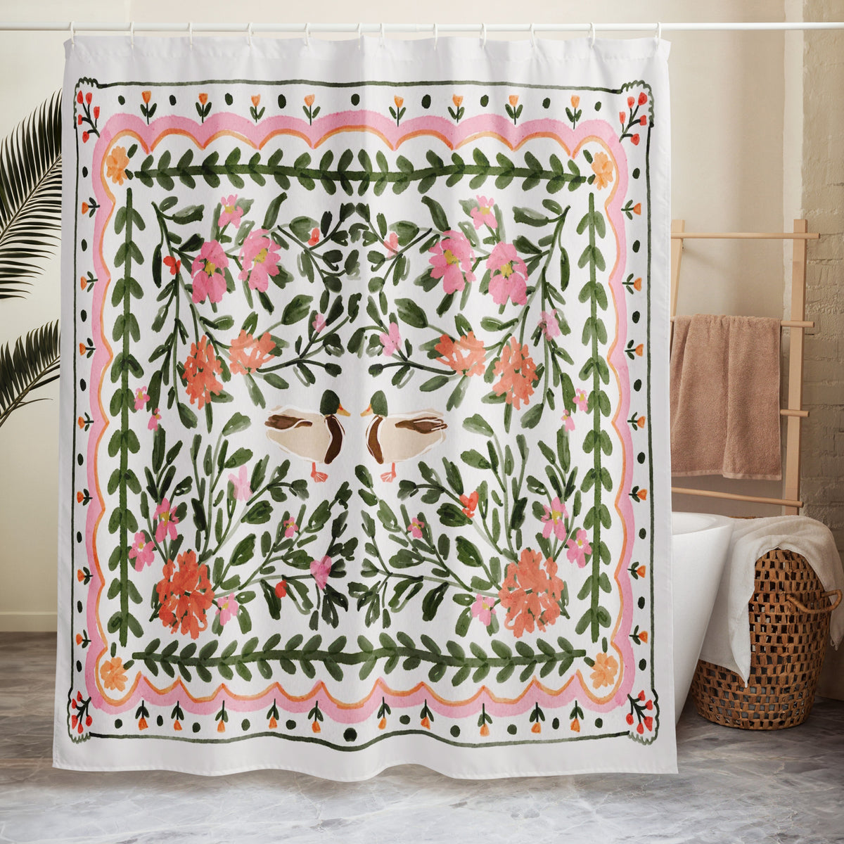 Walk in the Park Shower Curtain