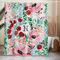 Colette Monogrammed Shower curtain