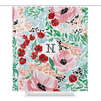 Colette Monogrammed Shower curtain