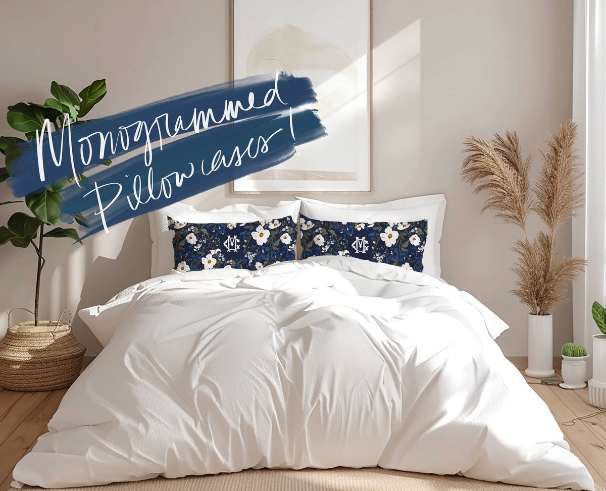 Standard PillowcaseCarolinas Monogrammed Standard PillowcaseBritt Mills Design