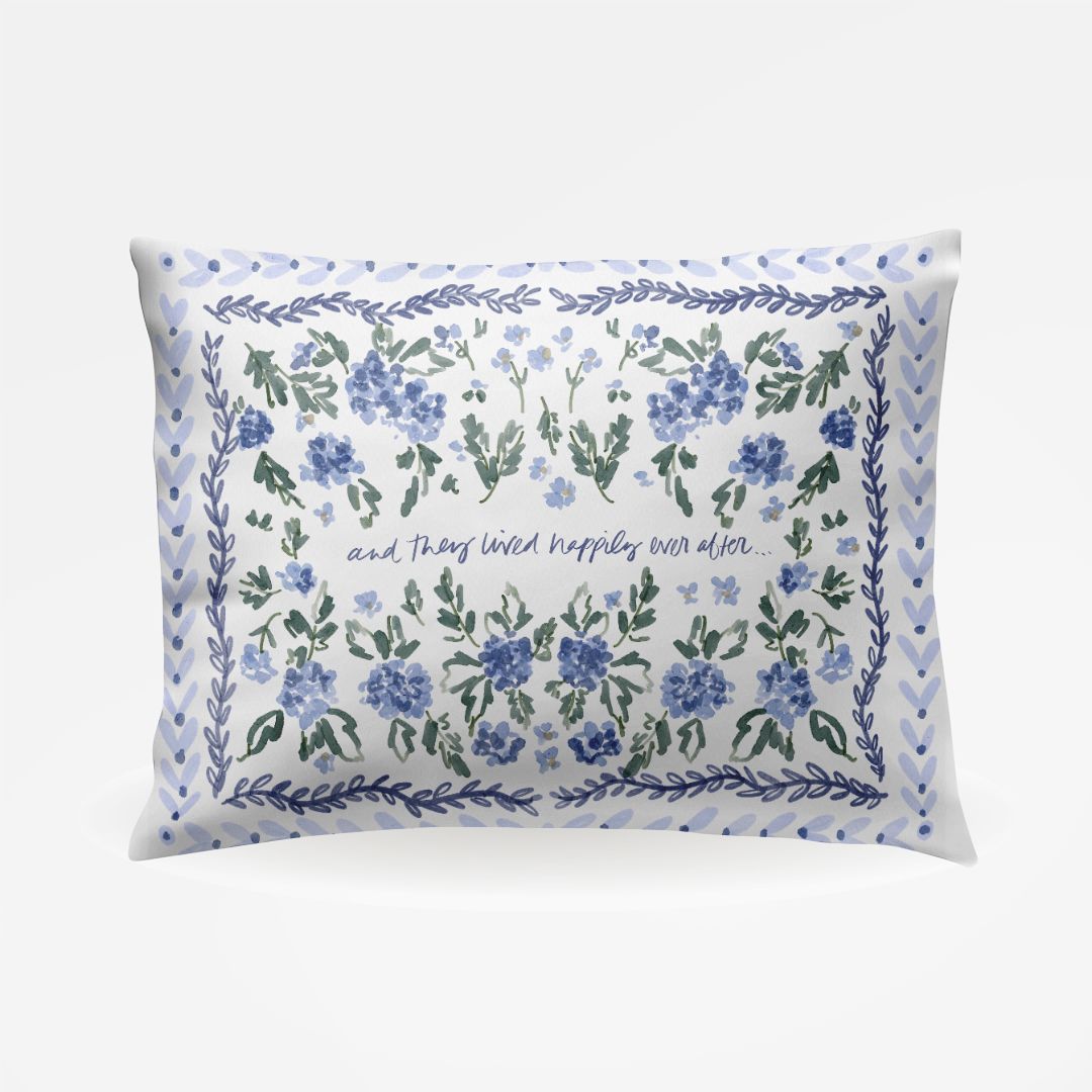 Standard PillowcaseHappily Ever After Standard PillowcaseBritt Mills Design