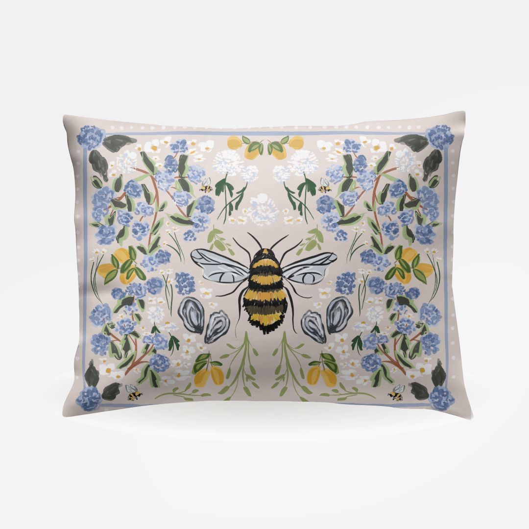 Standard PillowcaseLazy Lemons Standard PillowcaseBritt Mills Design