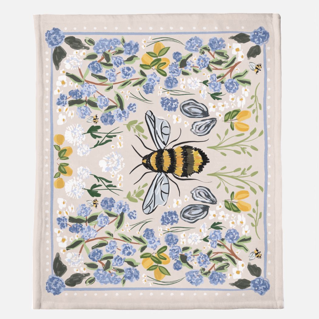 Throw BlanketLazy Lemons Throw BlanketBritt Mills Design