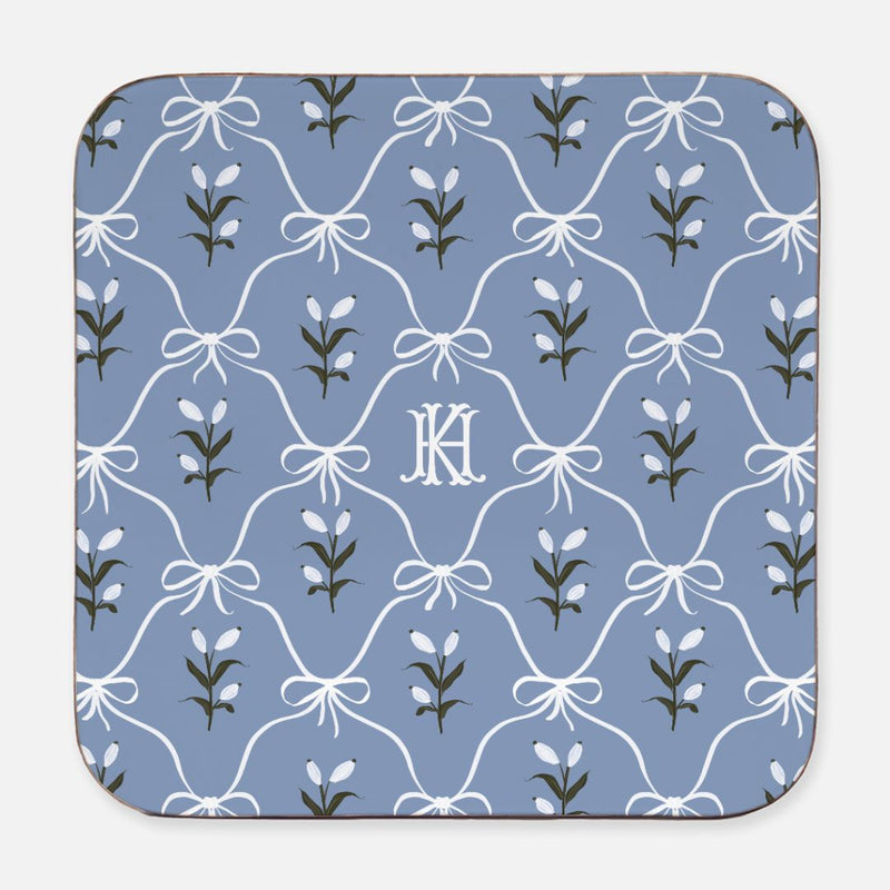 Charming Monogrammed Coaster (Set of Four)