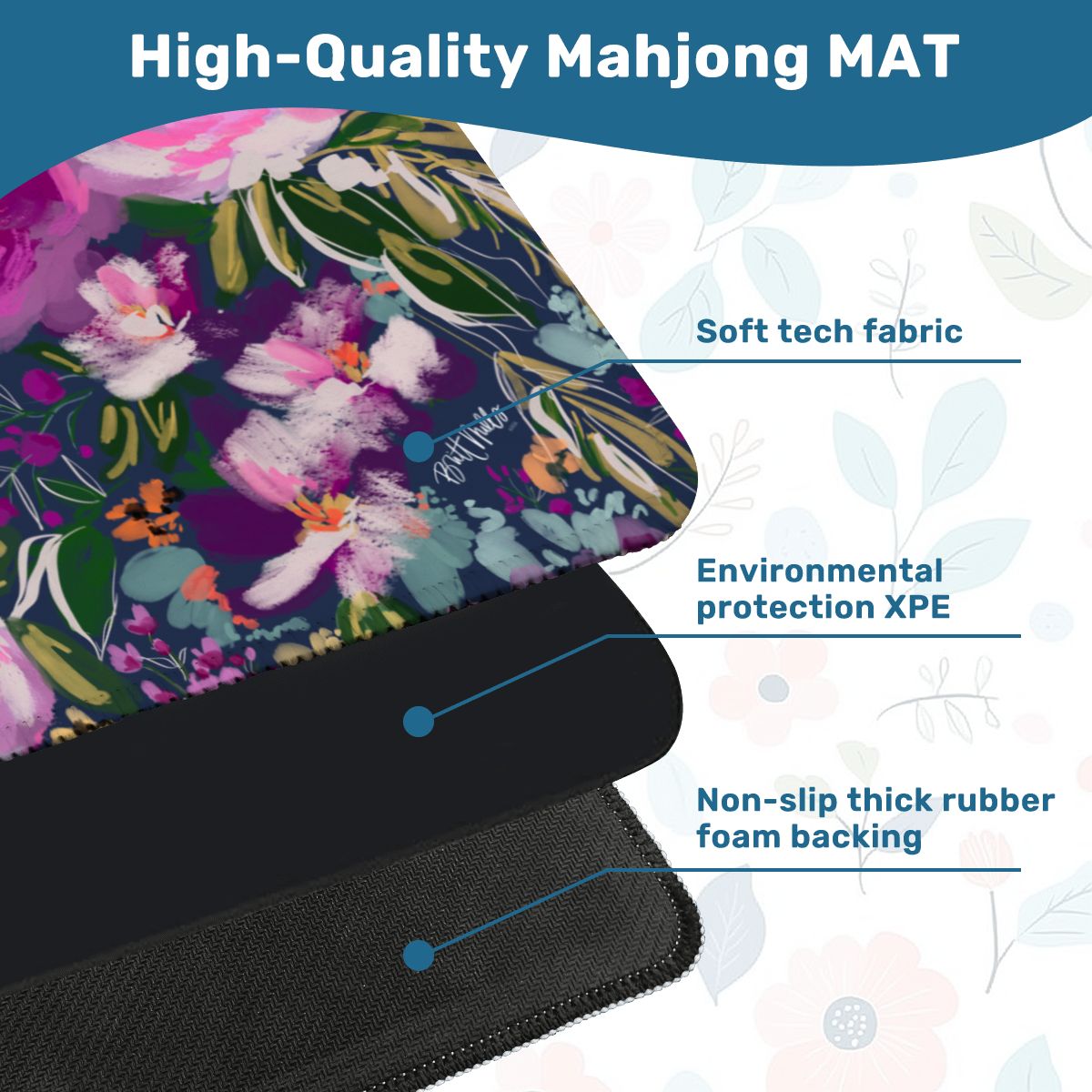 Haven Mini Travel Mahjong Mat (Non-Neoprene)