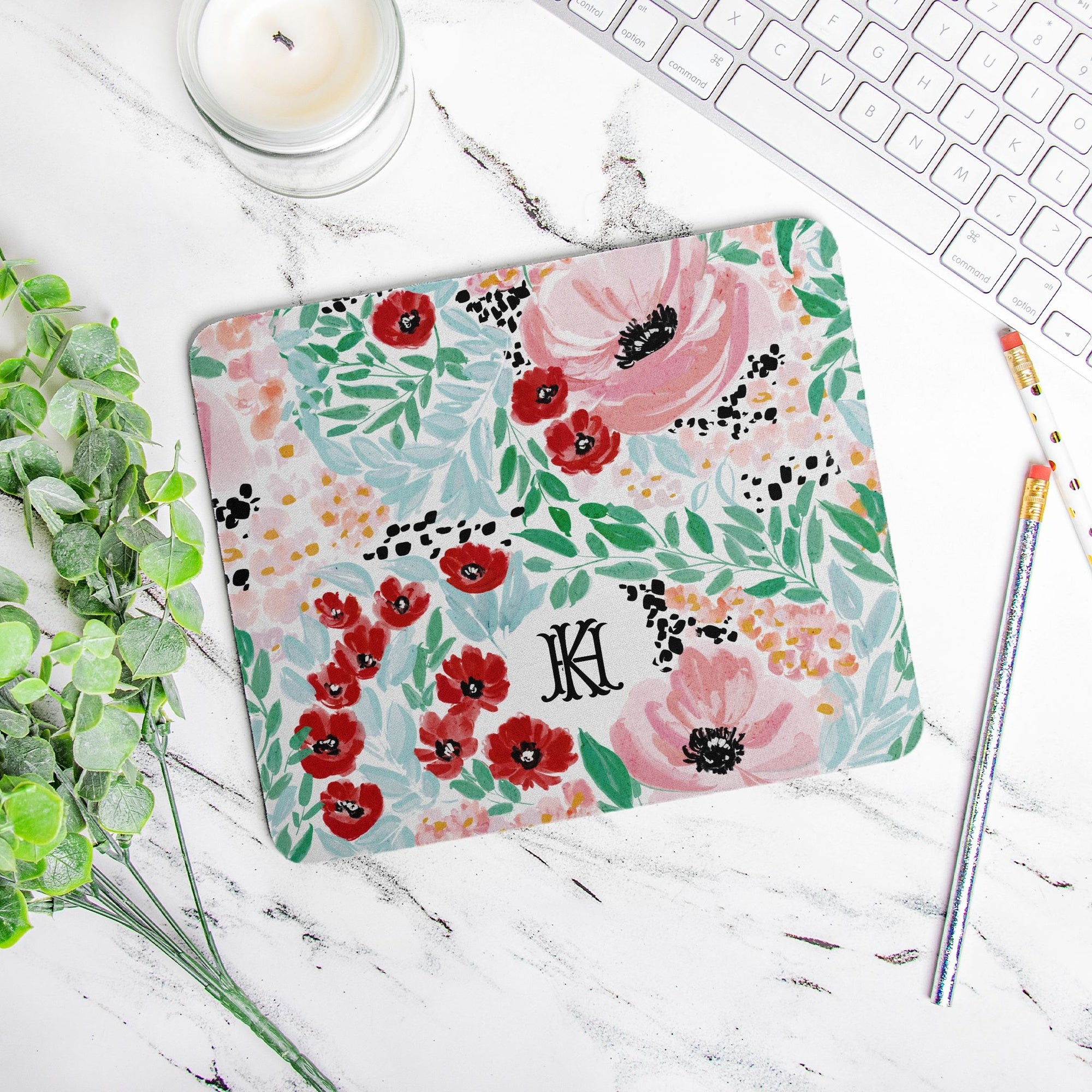 Colette Monogrammed Mouse Pad