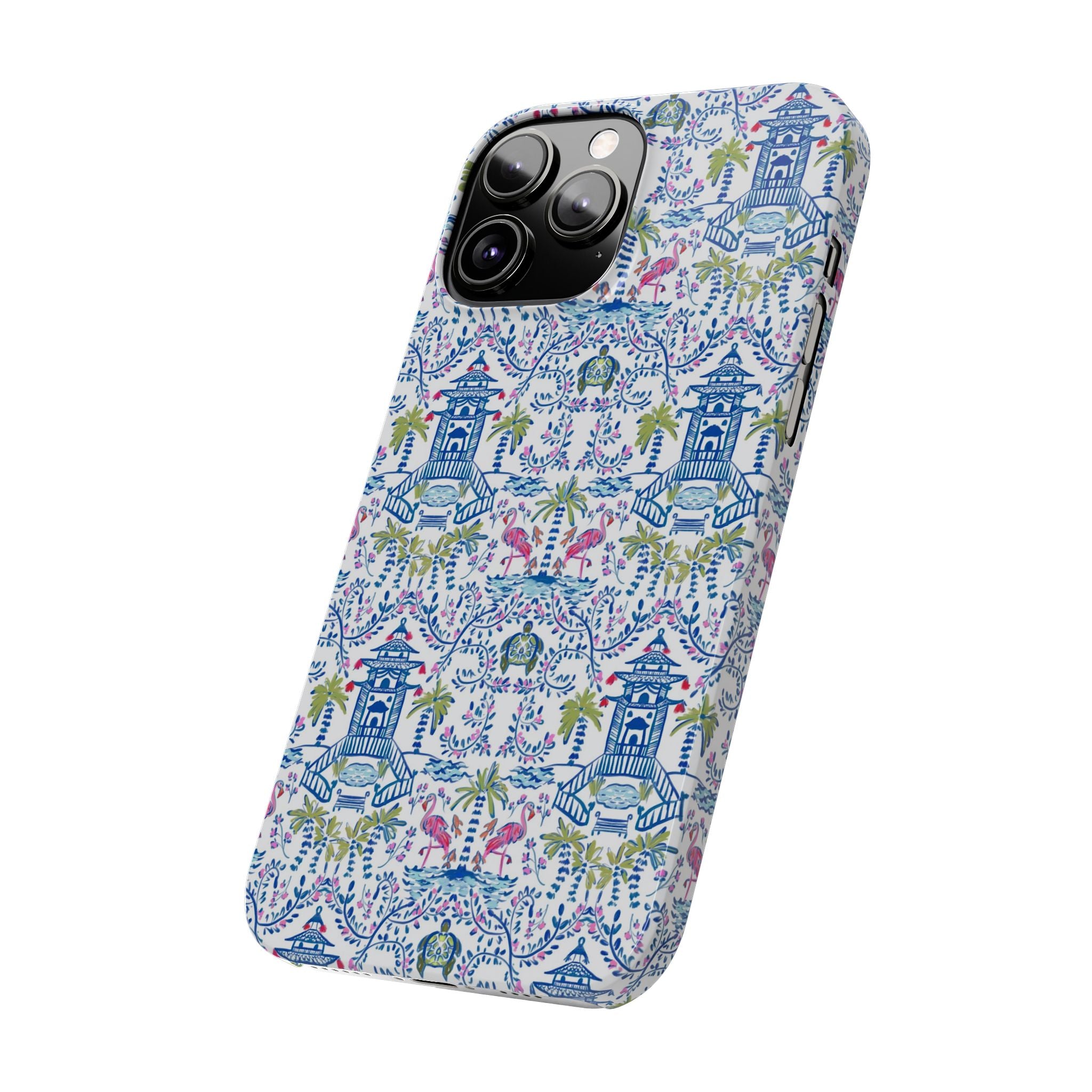 Colorful Chinoiserie Slim Phone Case
