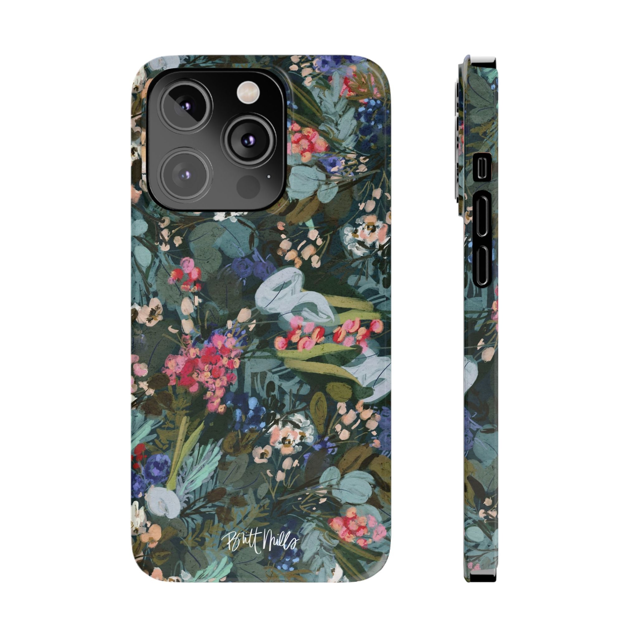 Winter Berry Slim Phone Case