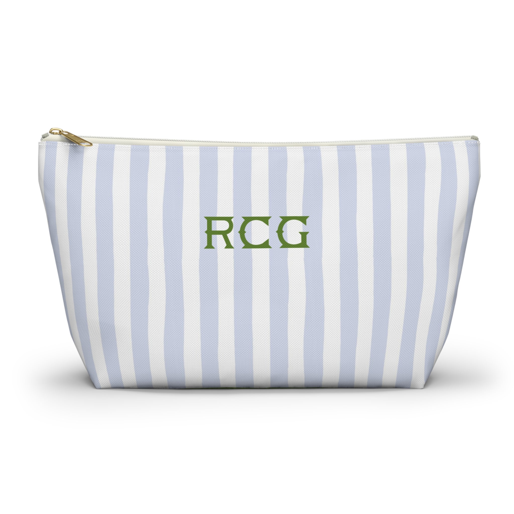 Seaside Stripes Monogrammed Mahjong Tile Pouch