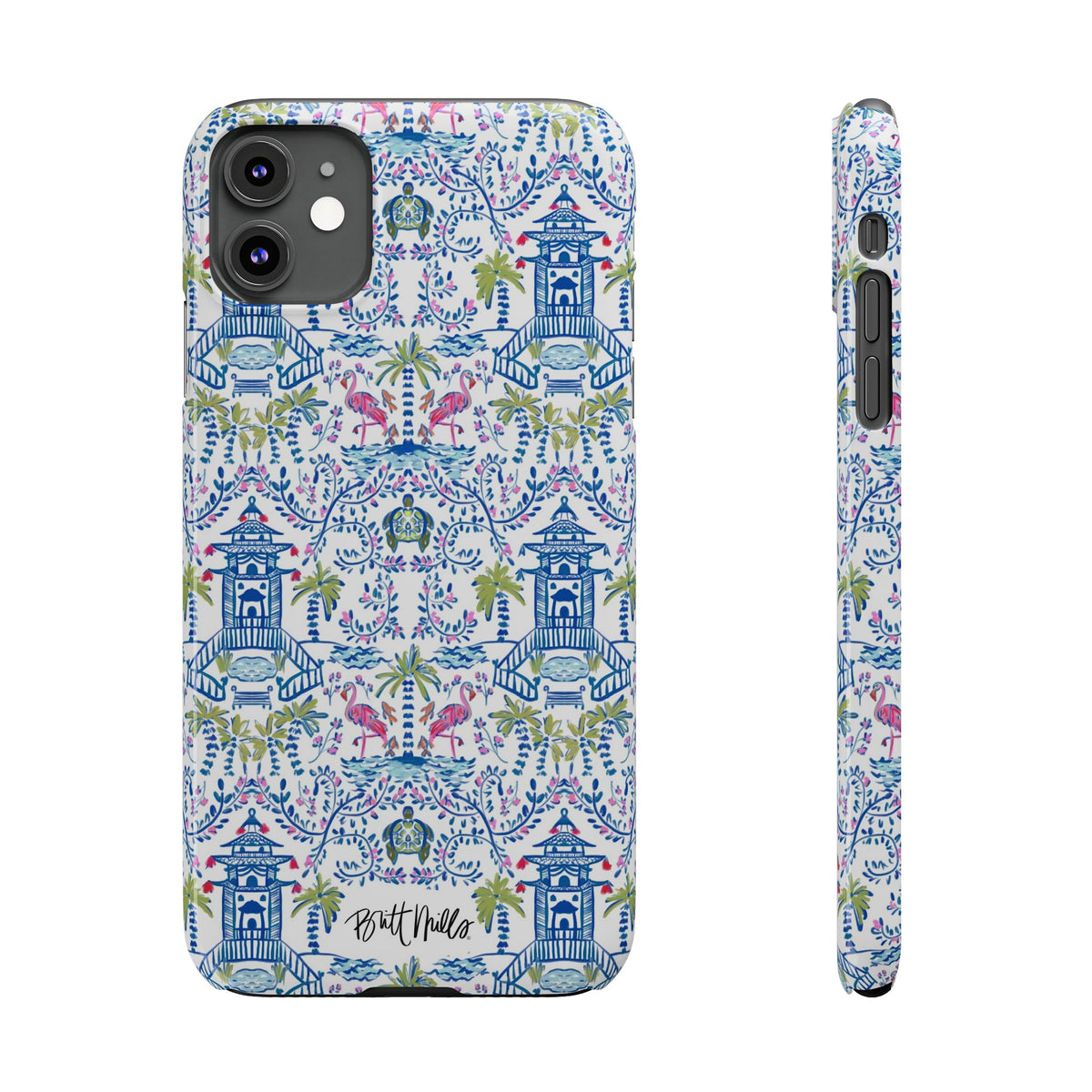 Colorful Chinoiserie Slim Phone Case