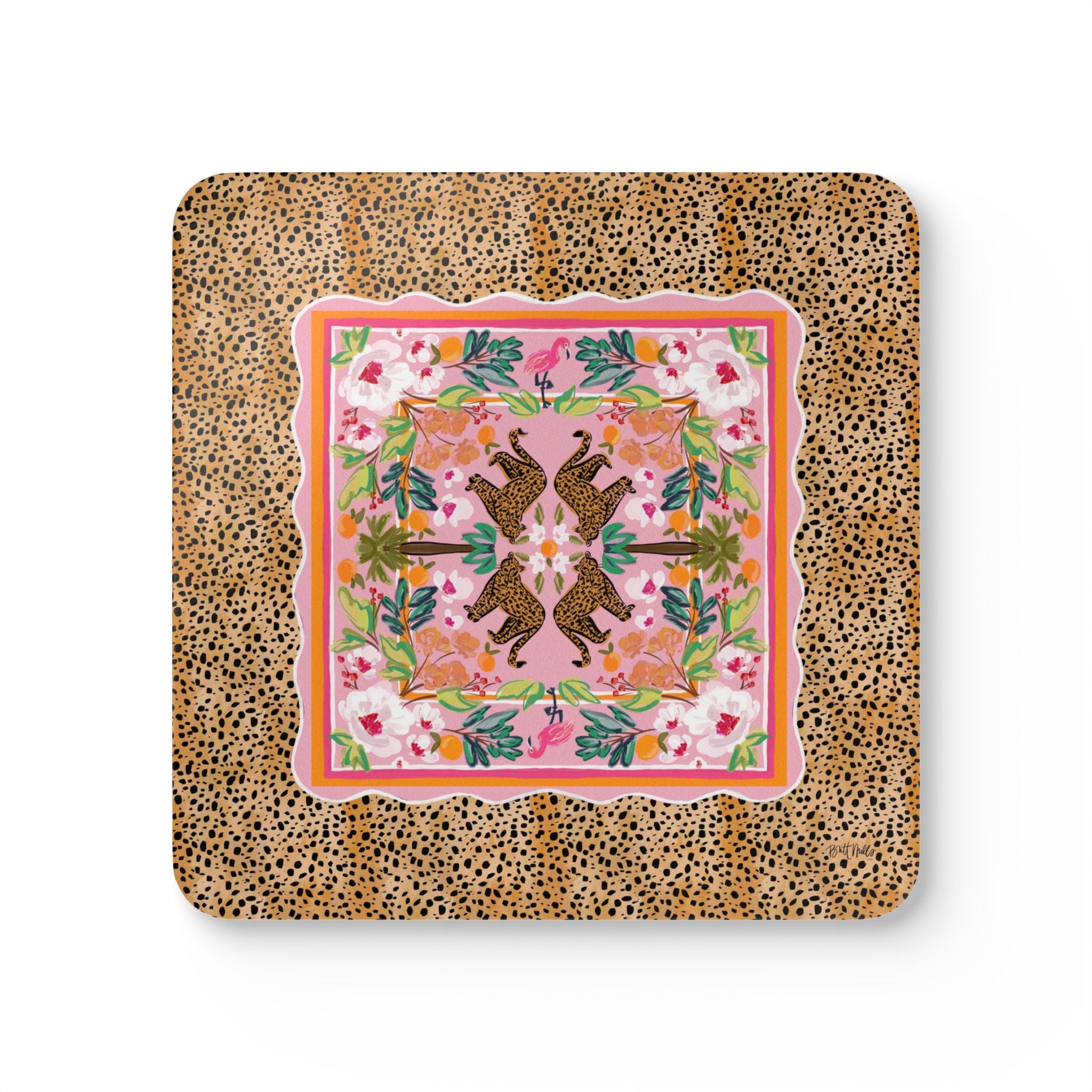 Heiress Mahjong Mat Art Coaster Set (Set of 4)