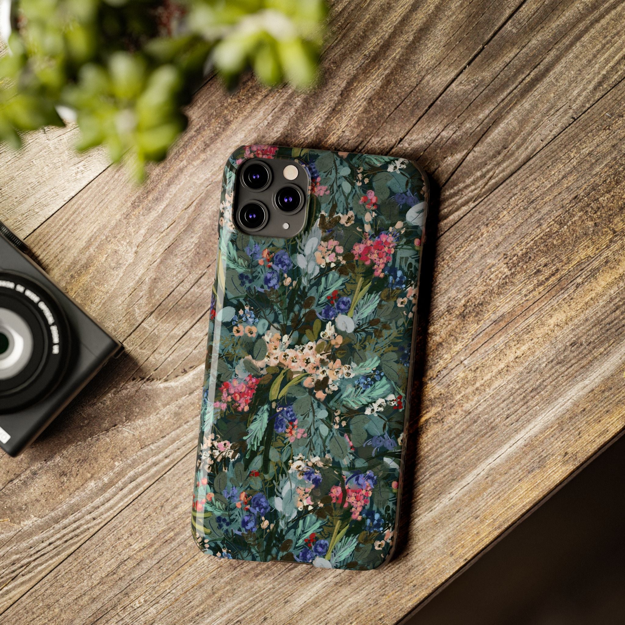 Winter Berry Slim Phone Case