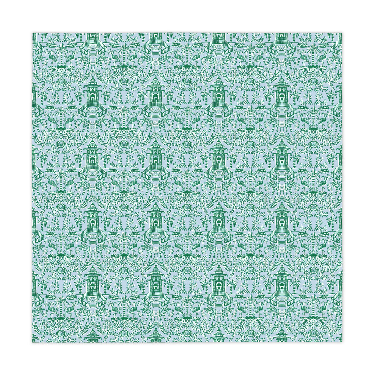Chinoiserie Palms Square Tablecloth