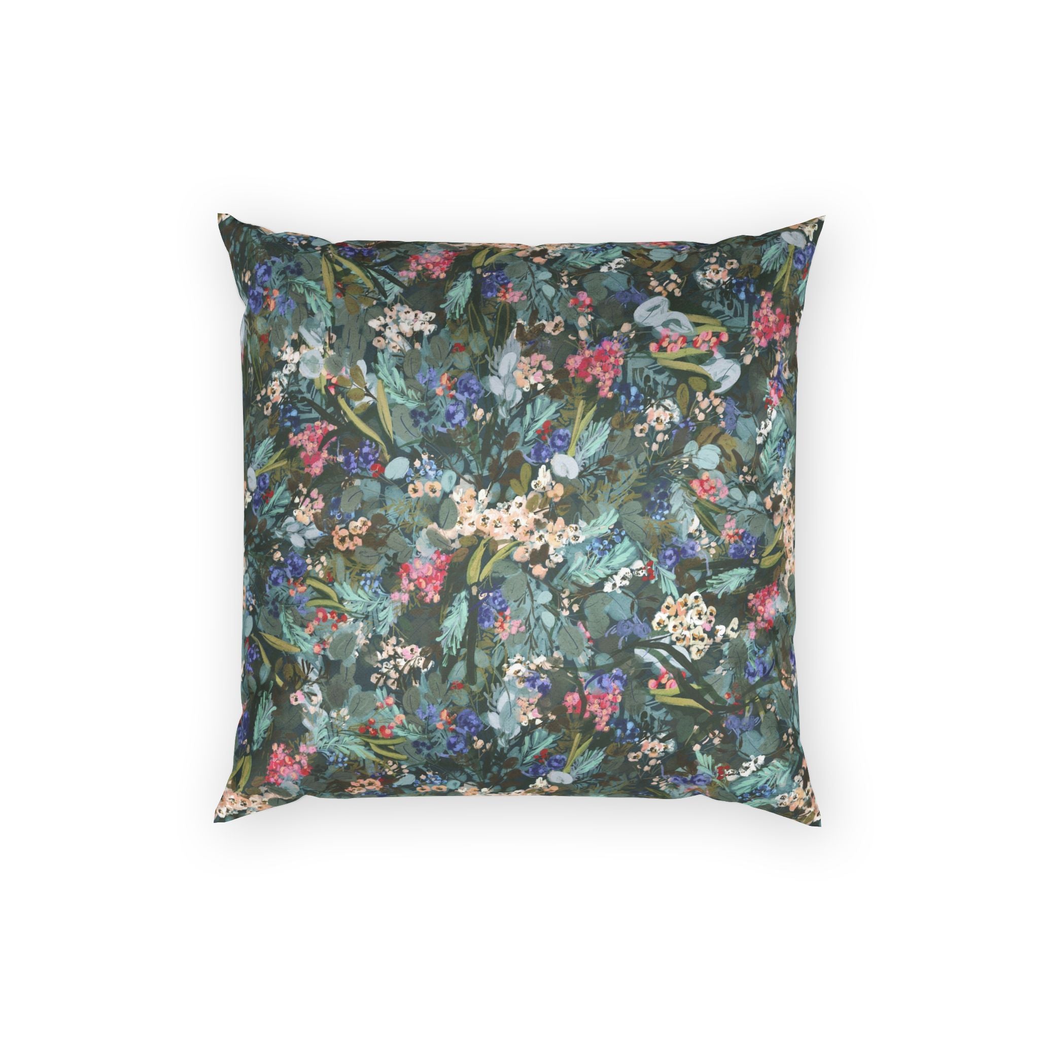 Winter Berry Velvet Pillow