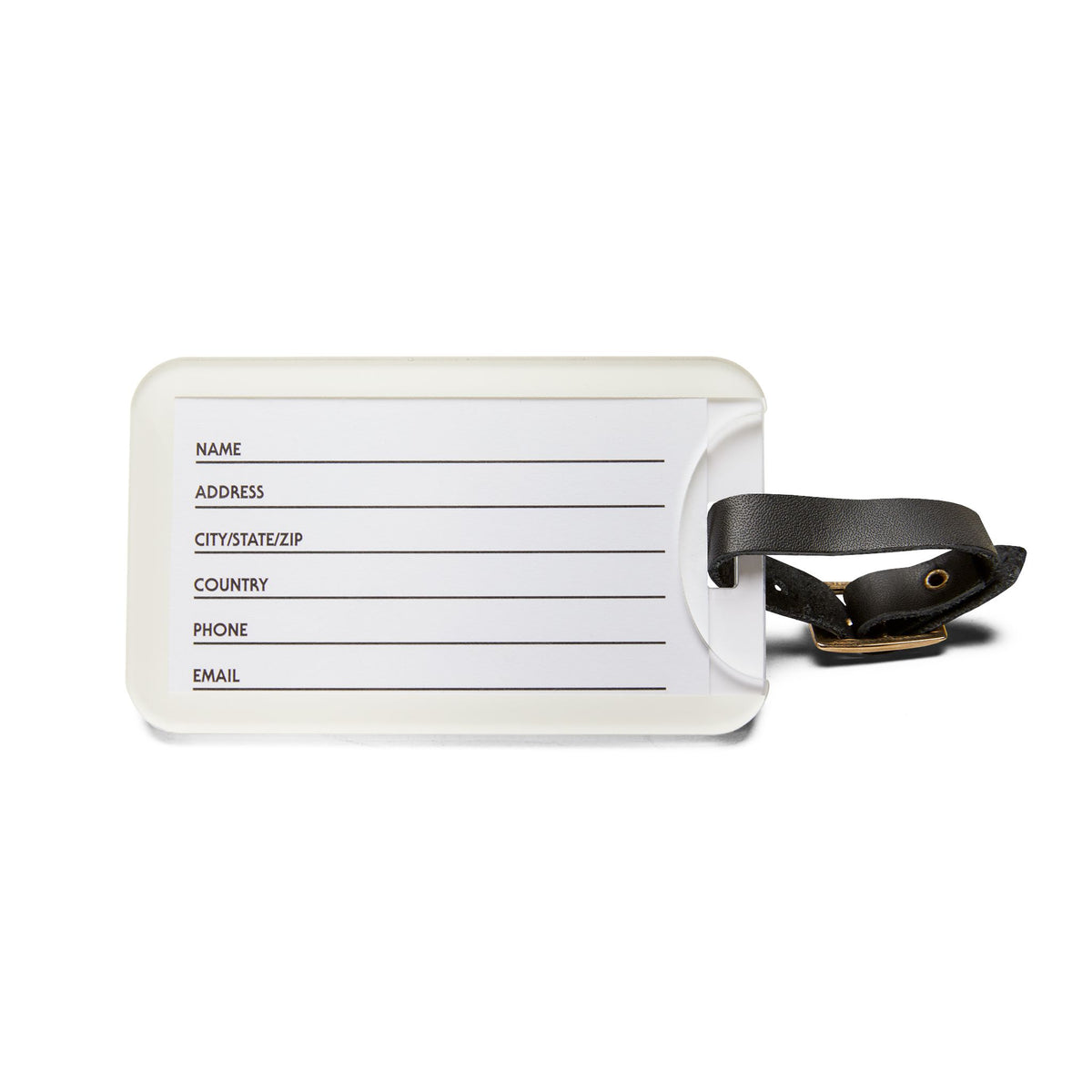 Zera Bloom Monogrammed Acrylic Luggage Tag
