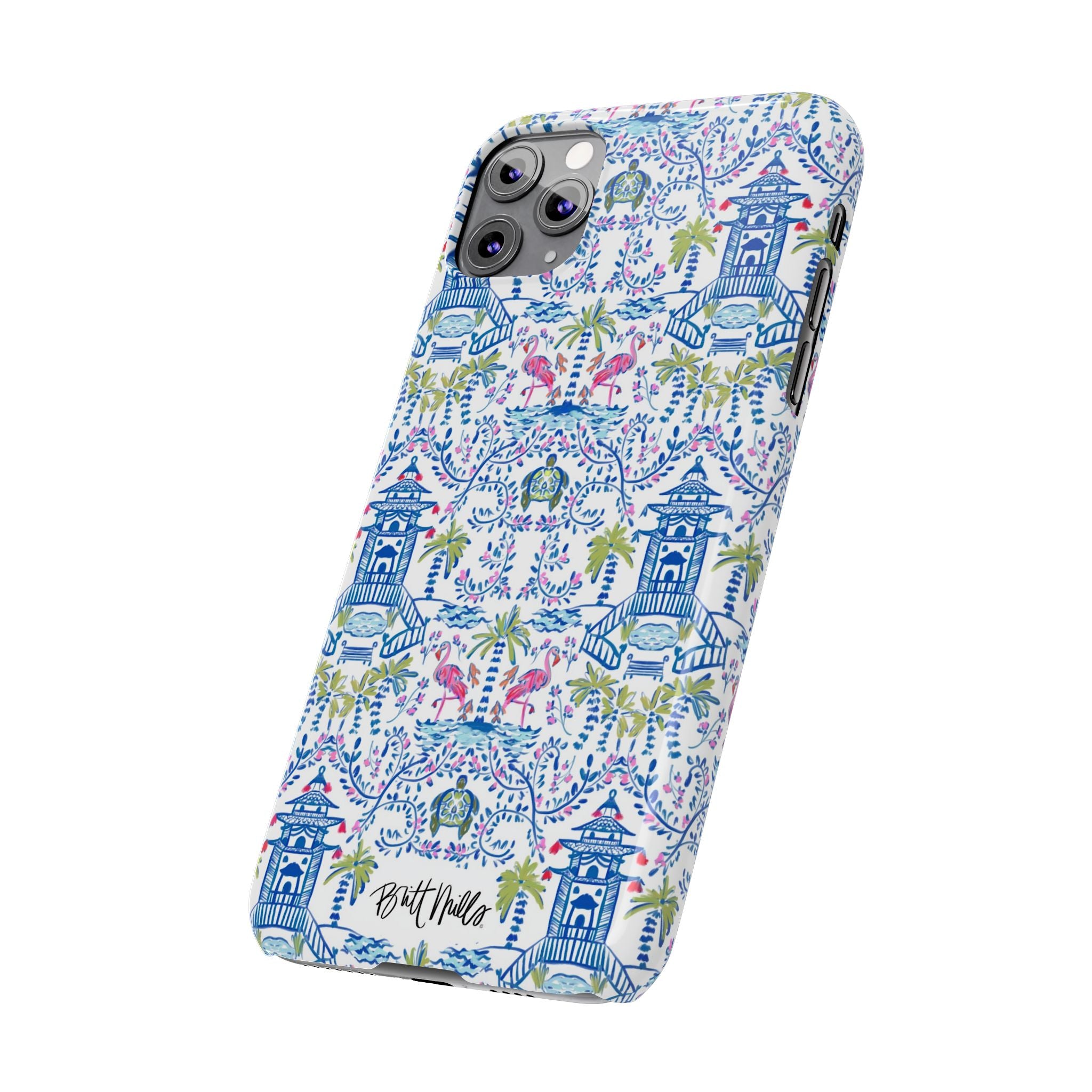 Colorful Chinoiserie Slim Phone Case