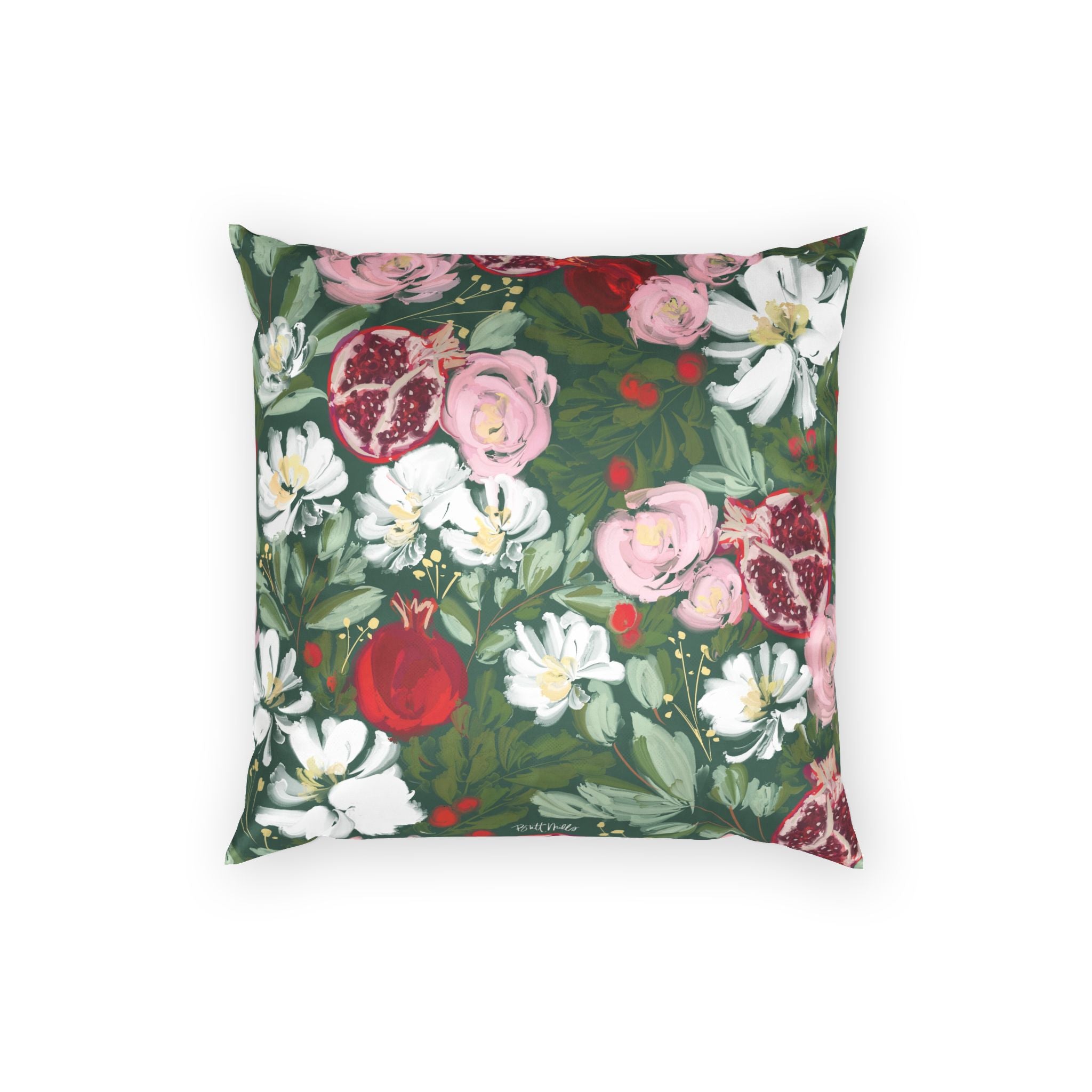 Crimson Harvest Velvet Pillow