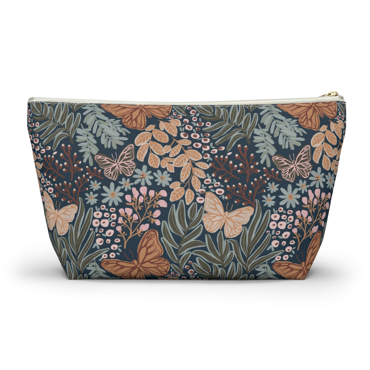 Dabney Striped Monogrammed Mahjong Tile Pouch