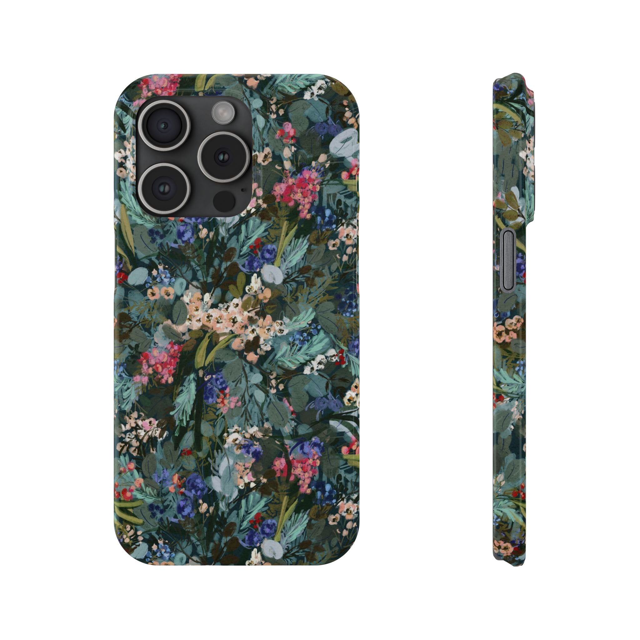 Winter Berry Slim Phone Case
