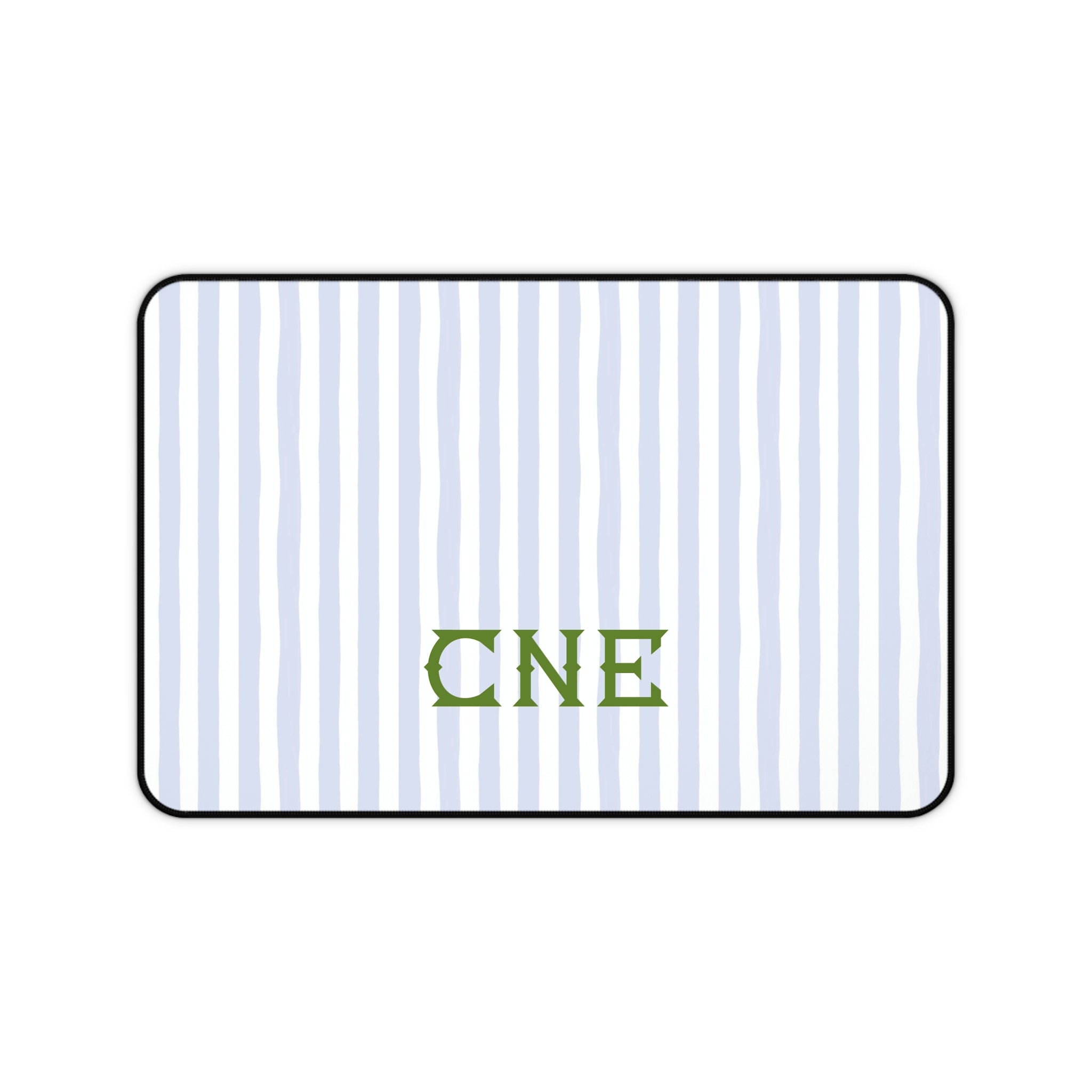 Seaside Stripes Monogrammed Desk Mat