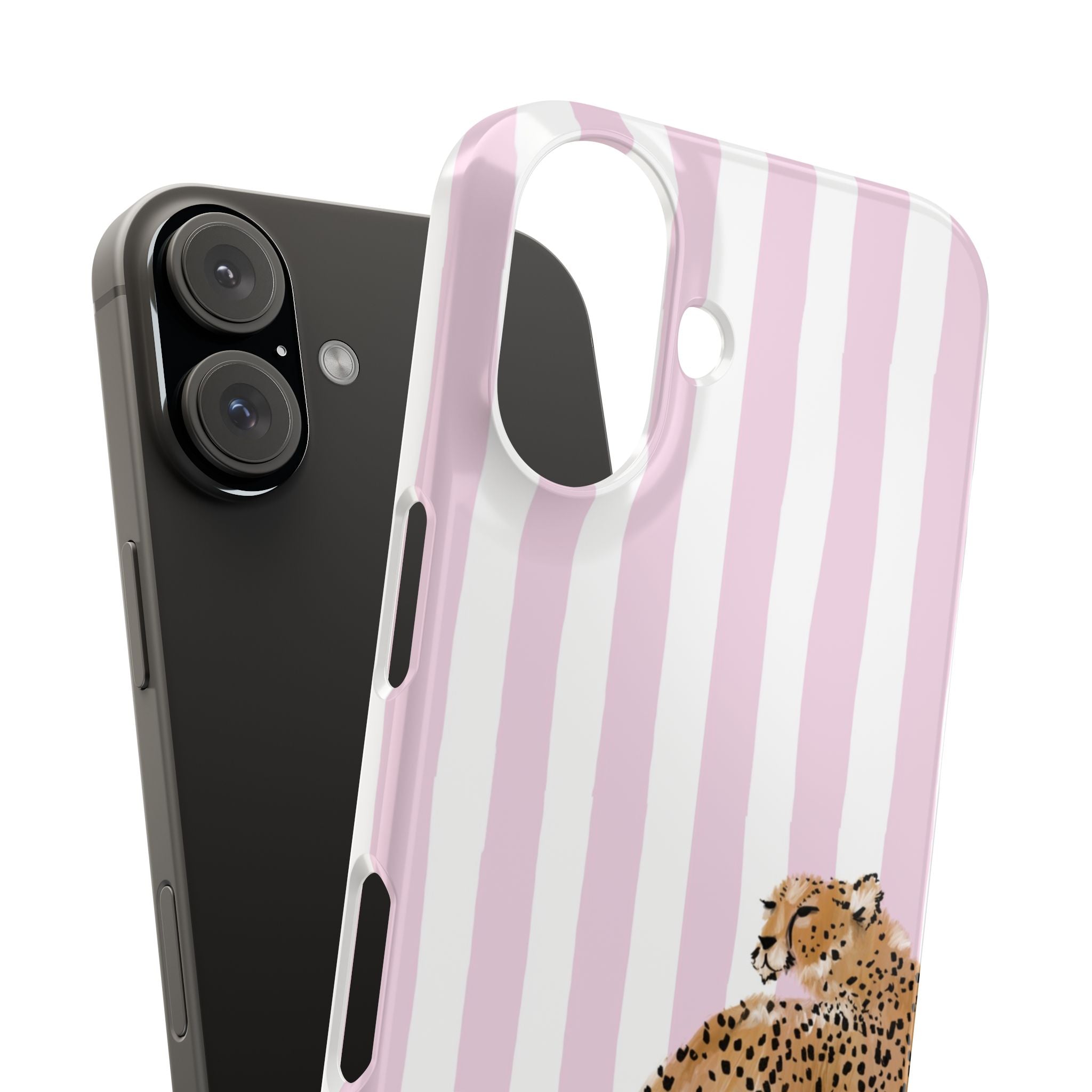 Preppy Cheetah Slim Phone Case