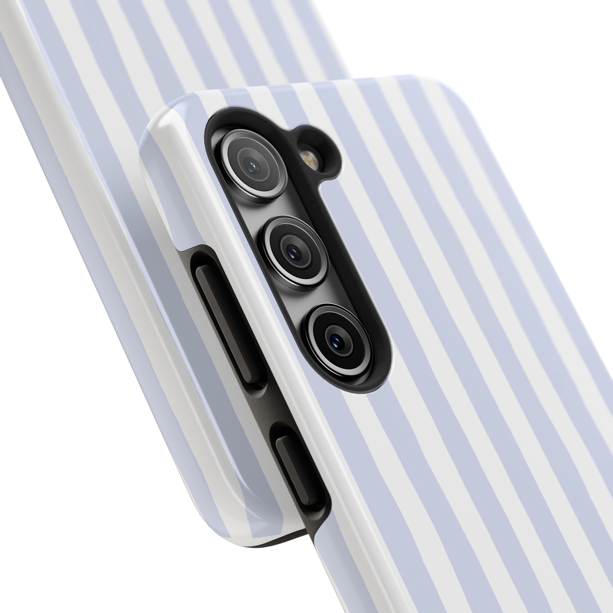 Seaside Stripes Monogrammed Tough Phone Case