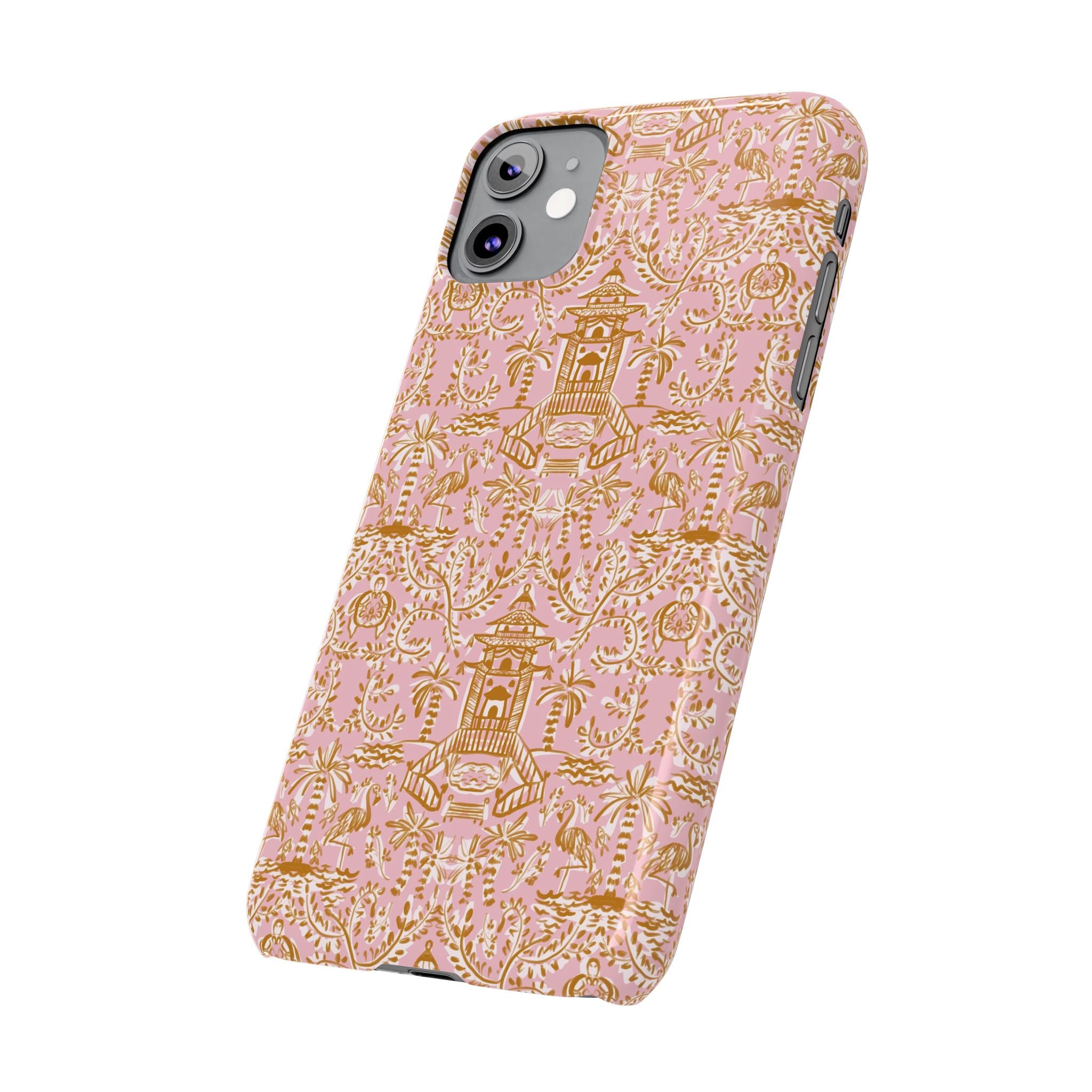 Soirée Pink Slim Phone Case