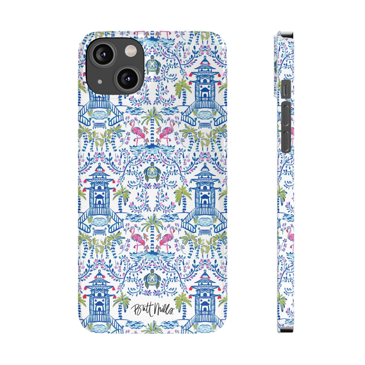 Colorful Chinoiserie Slim Phone Case