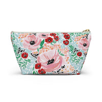 Colette Striped Monogrammed Pouch