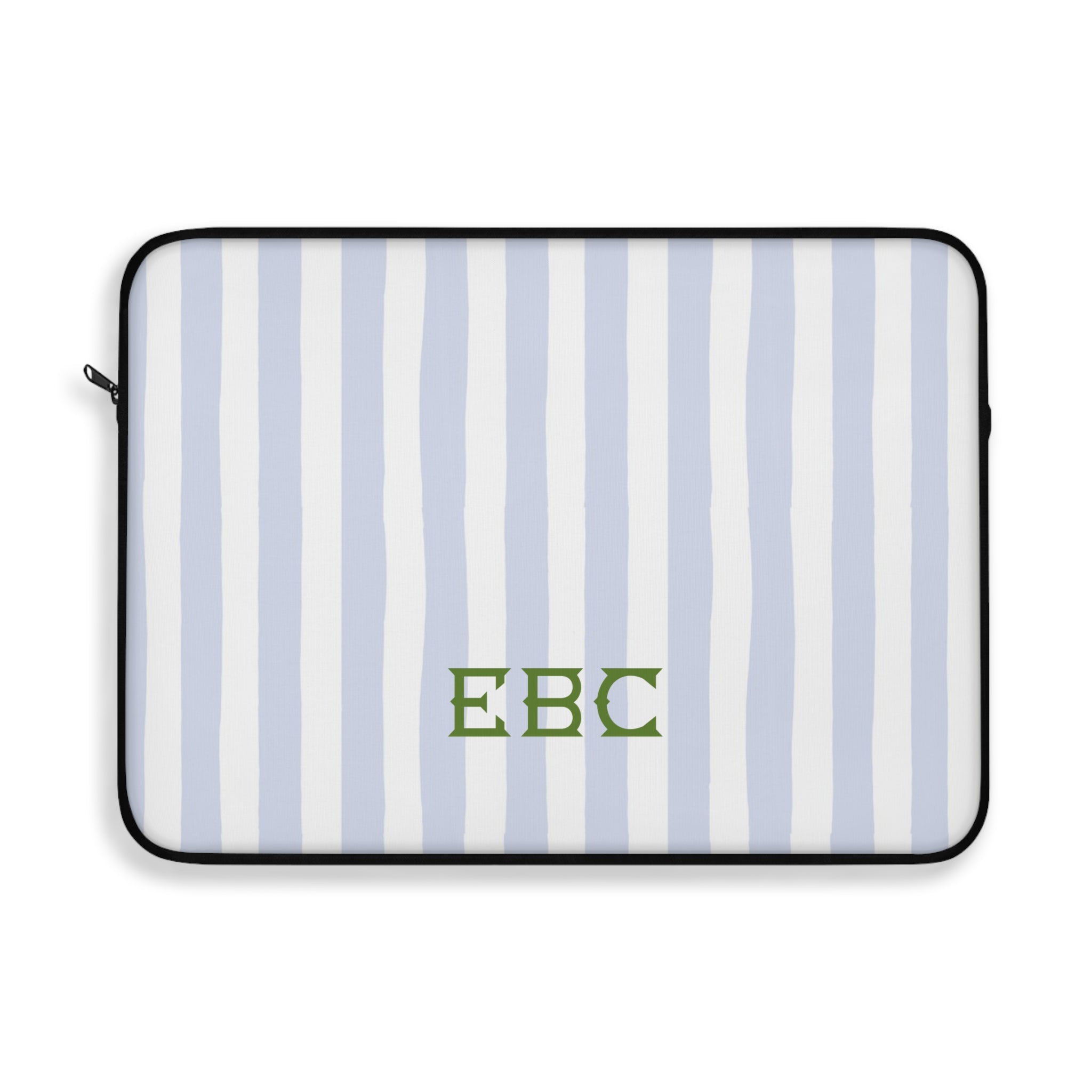 Seaside Stripes Monogrammed Laptop Sleeve