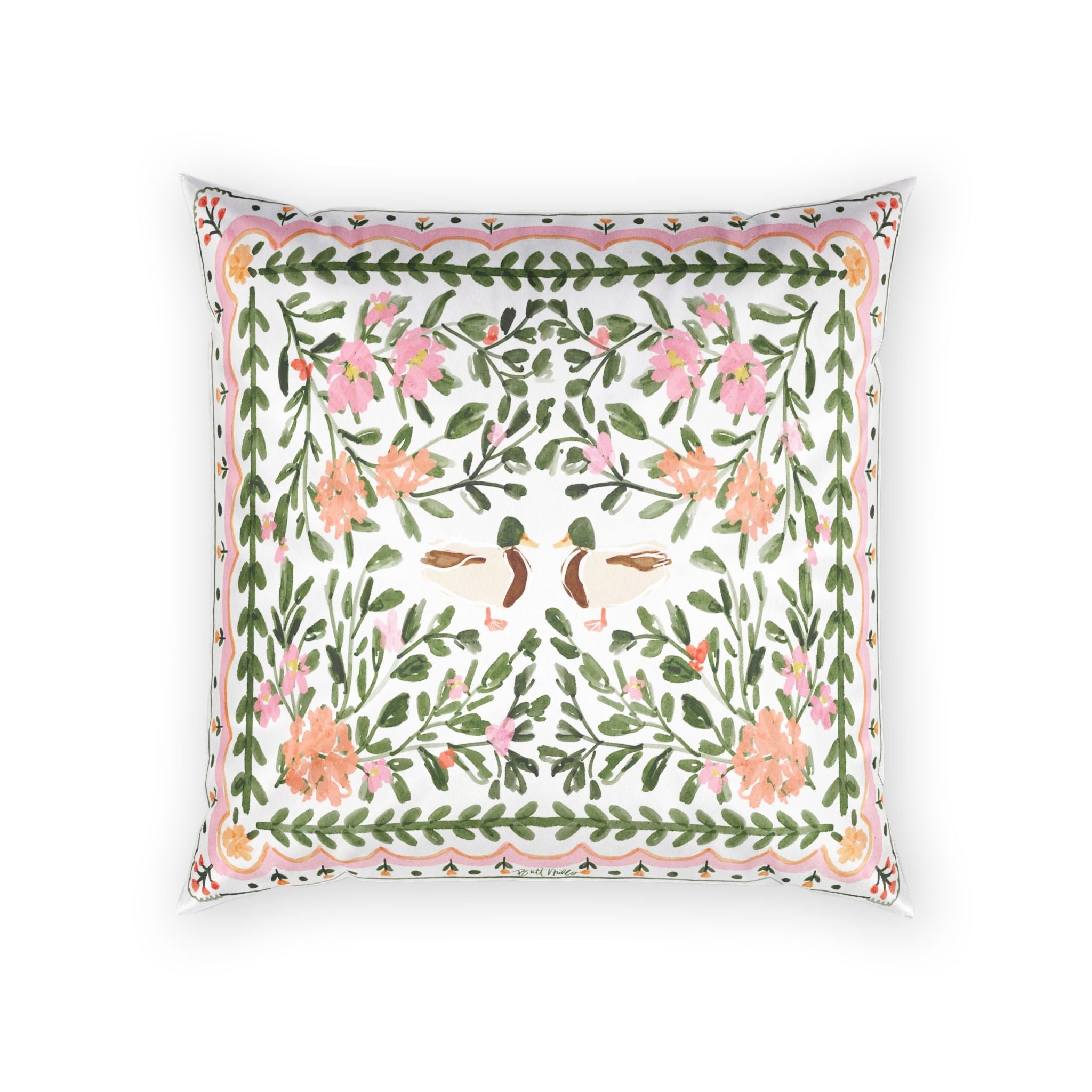 Walk in the Park Velvet Pillow