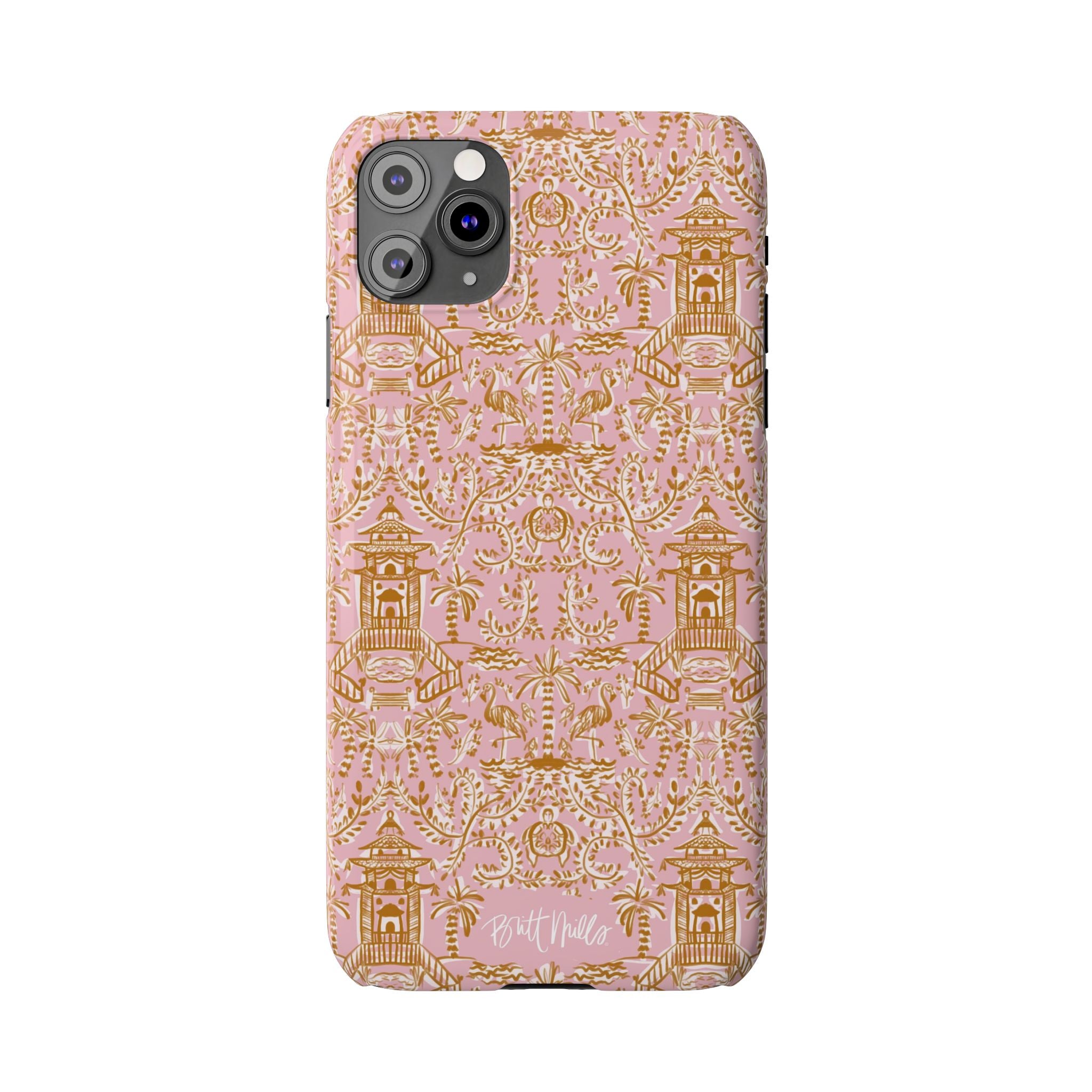Soirée Pink Slim Phone Case