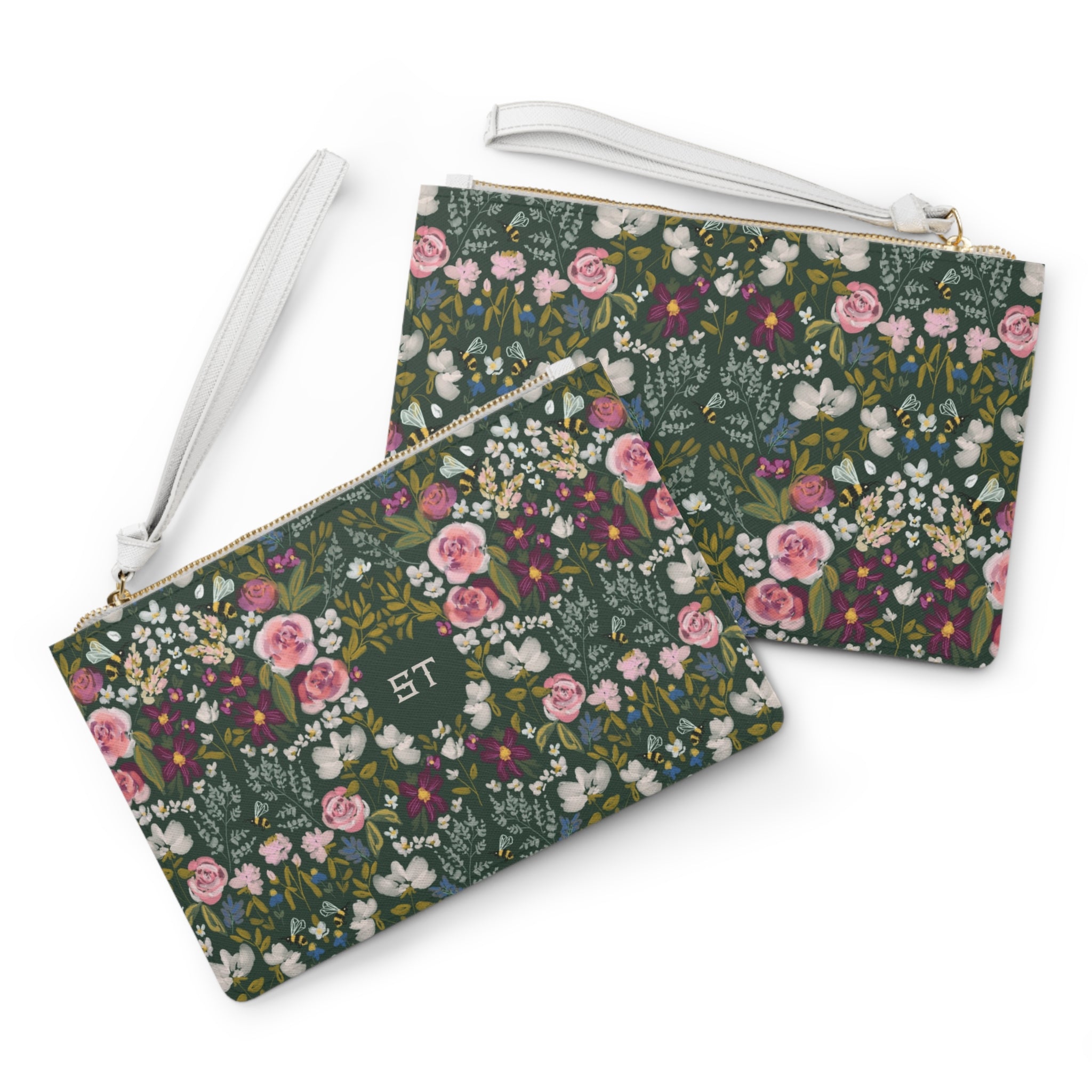 Gardens Monogrammed Mahjong Card Holder