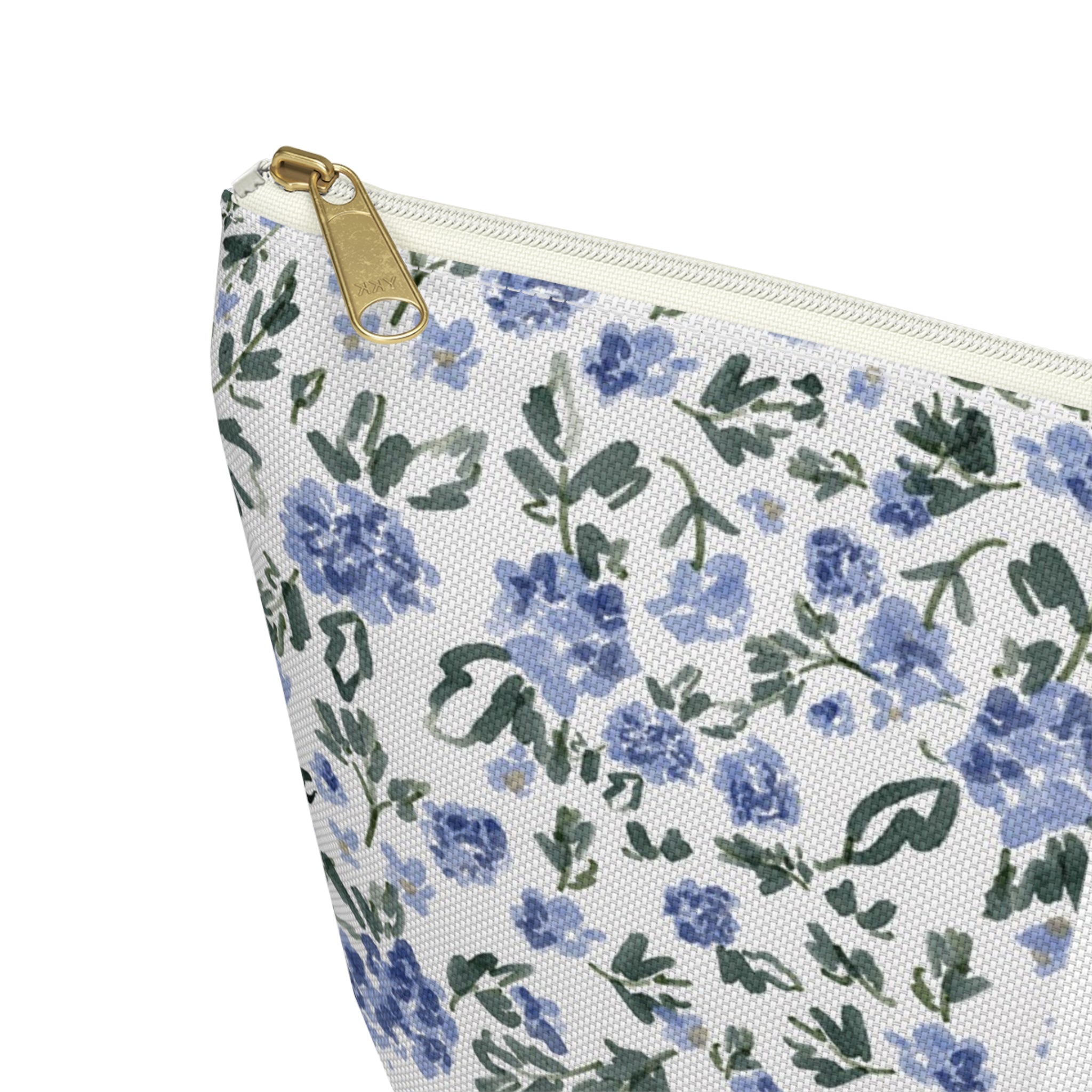 English Countryside Striped Monogrammed Mahjong Tile Pouch