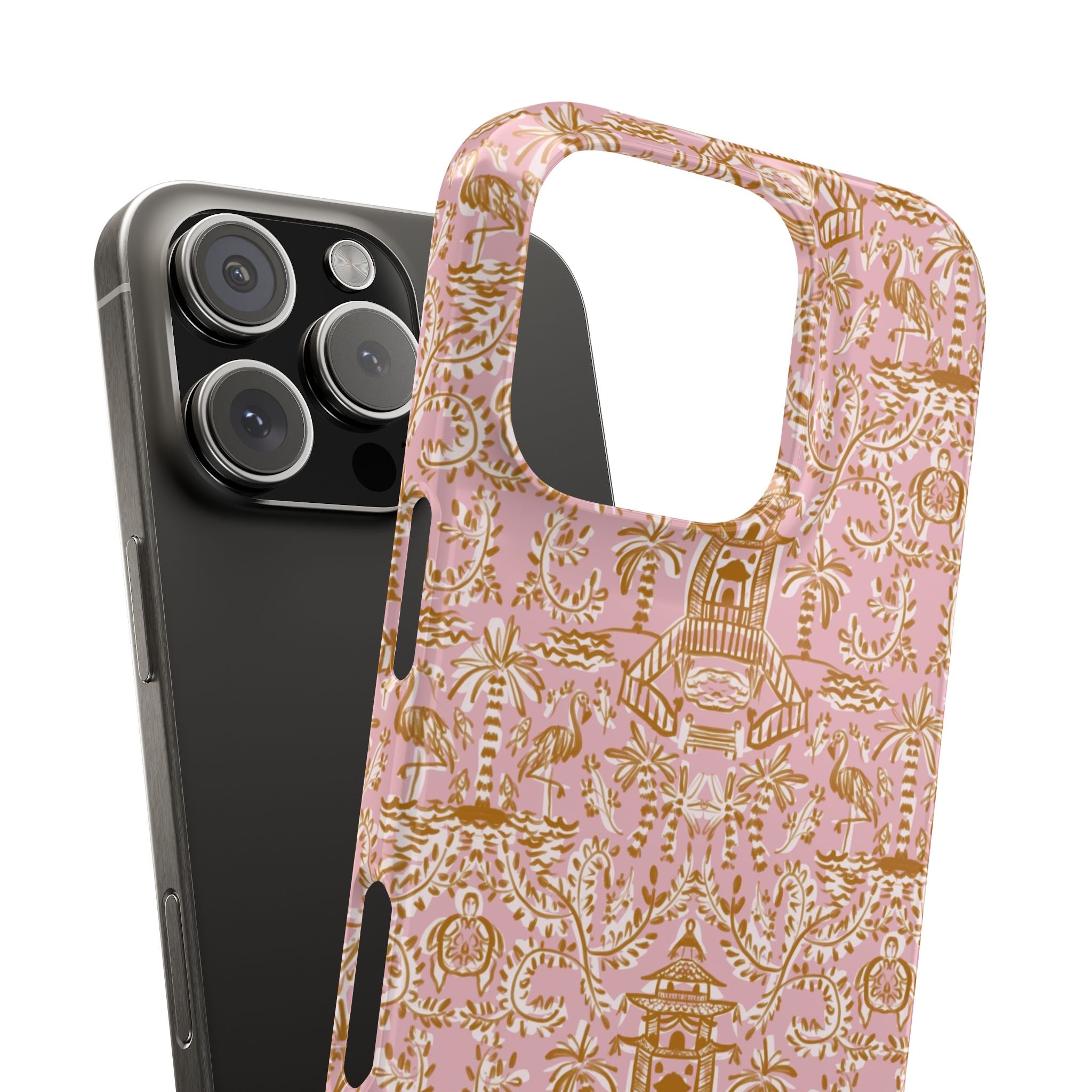 Soirée Pink Slim Phone Case