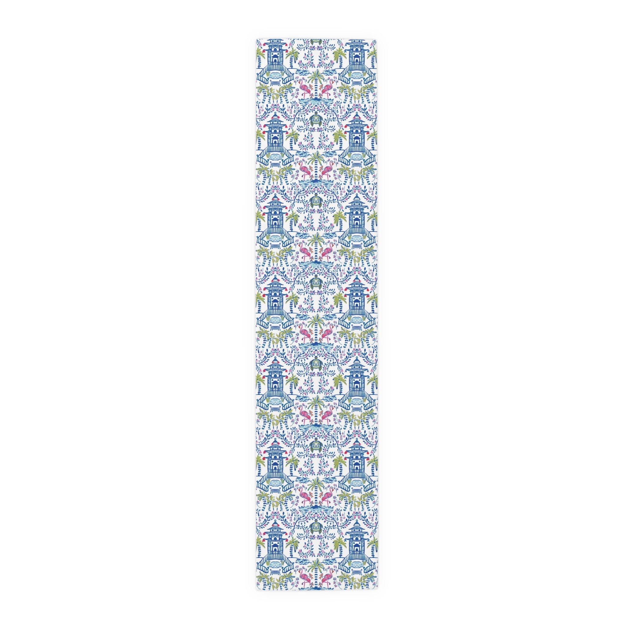 Colorful Chinoiserie Table Runner